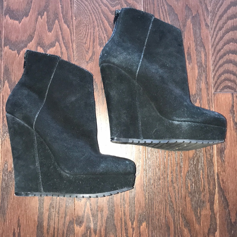 Black ankle boots